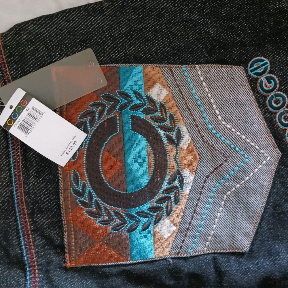 Y2K Vintage Coogi denim shorts sz 42
